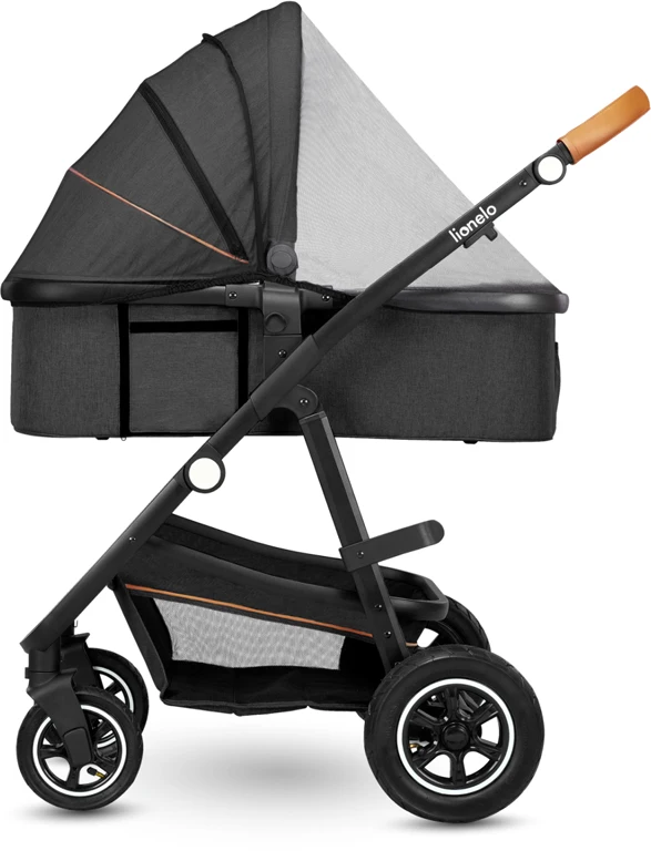 Дитячий візочок 2 в 1 Lionelo Amber Grey Graphite